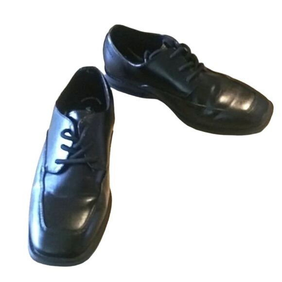Sonoma Other - Sonoma Boys Black Leather Lace-Up Dress Shoes Size 2